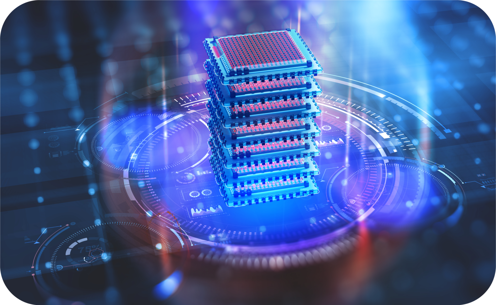 This image is meant to represent the concept of flexible medical imaging system architecture